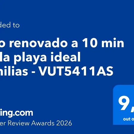 Piso Renovado A 10 Min De La Playa Ideal Familias - Vut5411as * Gijón